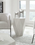 Uttermost Volker White Side Table