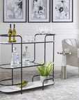 Uttermost Trolley Bar Console Table
