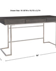 Uttermost Claude Modern Oak Desk