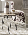 Uttermost Runay Wood Slab Side Table