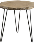 Uttermost Runay Wood Slab Side Table