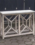 Uttermost Catali Ivory Stone Console Table