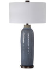 Uttermost Vicente Slate Blue Table Lamp