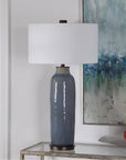 Uttermost Vicente Slate Blue Table Lamp