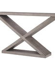 Ambella Home Salone Double-V Console Table - Ash Grey