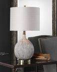 Uttermost Hedera Textured Ivory Table Lamp