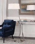 Uttermost Ordino Modern Nickel Floor Lamp