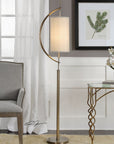Uttermost Balaour Antique Brass Floor Lamp