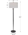 Uttermost Magen Modern Floor Lamp