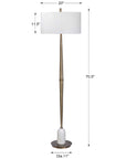 Uttermost Minette Mid-Century Floor Lamp