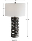 Uttermost Alita Rust Black Table Lamp