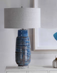 Uttermost Magellan Blue Table Lamp
