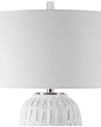Uttermost Caelina Textured White Table Lamp
