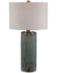 Uttermost Callais Crackled Aqua Table Lamp