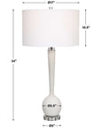Uttermost Kently White Marble Table Lamp