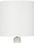 Uttermost Inverse White Marble Table Lamp