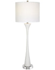 Uttermost Fountain White Marble Buffet Lamp