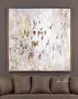 Uttermost Golden Raindrops Modern Abstract Art