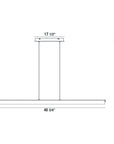 Eurofase Landor 47-Inch Linear Pendant