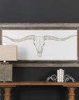 Uttermost Western Skull Mount Print