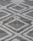Uttermost Sieano Gray-Ivory Woven Natural Gray Wool Rug