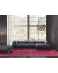 Louis de Poortere Fading World Medaillon 8260 Scarlet Rug