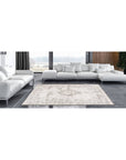 Louis de Poortere Fading World Medaillon 8383 Salt & Pepper Rug