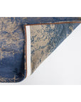 Louis de Poortere Mad Men Cracks 8629 Abyss Blue Rug