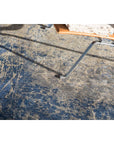 Louis de Poortere Mad Men Cracks 8629 Abyss Blue Rug