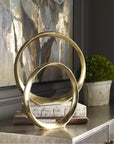Uttermost Jimena Gold Ring Sculptures, 2-Piece Set