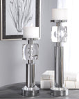 Uttermost Kyrie Nickel Candleholders, 2-Piece Set
