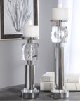 Uttermost Kyrie Nickel Candleholders, 2-Piece Set