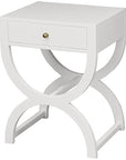 Worlds Away One Drawer Side Table