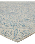 Jaipur Almira Carmen Trellis Border Blue Light Gray ALR01 Rug