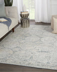 Jaipur Brentwood by Barclay Butera Crescent Medallion Gray BBB04 Rug