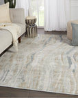 Jaipur Brentwood by Barclay Butera Barrington Abstract Beige BBB05 Rug
