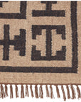 Jaipur Bedouin Jaima Tribal Medallion Beige Black BD24 Rug