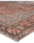 Jaipur Boheme Wesleyan Medallion Border Rust Gray BOH18 Rug