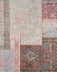 Jaipur Boheme Wesleyan Medallion Border Rust Gray BOH18 Rug