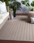 Jaipur Brontide Topsail Stripes Gray Taupe BRO04 Rug
