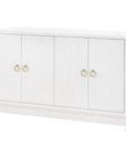 Villa & House Meredith 4-Door Cabinet - White