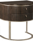 Caracole Modern Streamline Moderne Nightstand