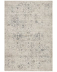 Jaipur Cirque Jasiel Trellis Floral Gray Ivory CIQ36 Rug
