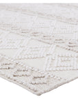 Jaipur Cosette Adelie Trellis Geometric White Light Gray COE01 Rug