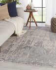 Jaipur Catalyst Calibra Abstract Gray Silver CTY12 Rug