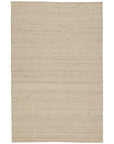 Jaipur Emblem Celia Geometric Stripes Cream Gray EMB02 Rug