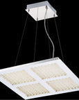 Eurofase DESIGNWL2017 Denso 4-Light Square Led Chandelier