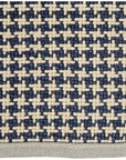 Jaipur Finlay Houndz Trellis Geometric Dark Blue Cream FNL01 Rug