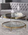 Uttermost Kellen Glass Coffee Table