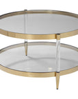 Uttermost Kellen Glass Coffee Table